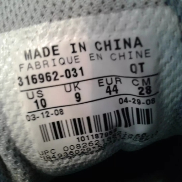 Nike Air Max Light Premium snake-skin men's sz 10 green gray sneakers 316962 031 - Picture 7 of 8